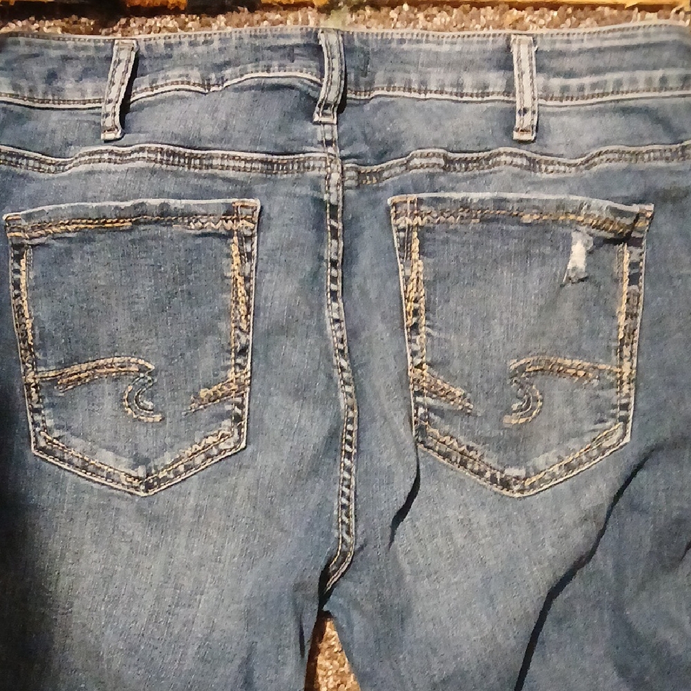 Silver Jeans Blue Straight Leg Denim
